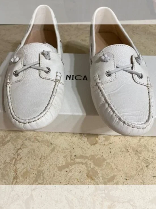 Veronica Beard NIB Jia Leather Driver Boat Loafers (ORIG.$330) SIZE 9B/39EU - Picture 5 of 8